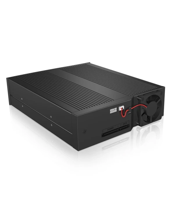 ICY BOX IB-170SK-B 13,3 cm (5.25") Taca napędu pamięci masowej Czarny