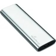 MediaRange MR1101 Zewnętrzny dysk SSD 240 GB USB Type-C 3.2 Gen 2 (3.1 Gen 2) Srebrny