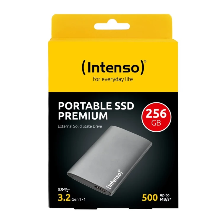 Dysk zewnętrzny  INTENSO Premium Edition 3823440 (256 GB; 1.8"; USB 3.0; kolor antracyt)