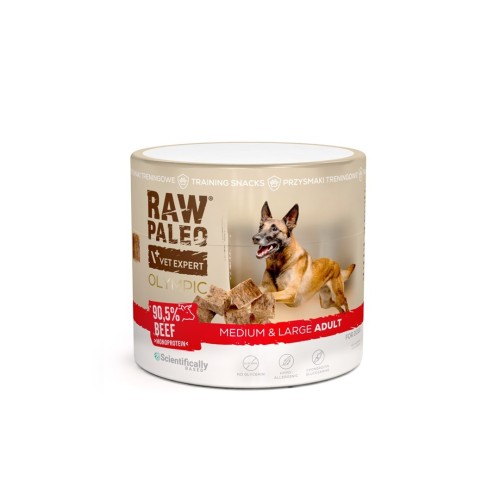 VetExpert Raw Paleo Olympic beef medium large 90g