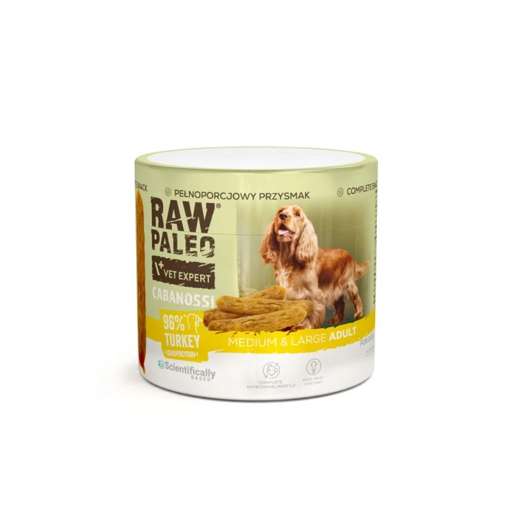 VetExpert Raw Paleo Cabanossi turkey medium large 100g