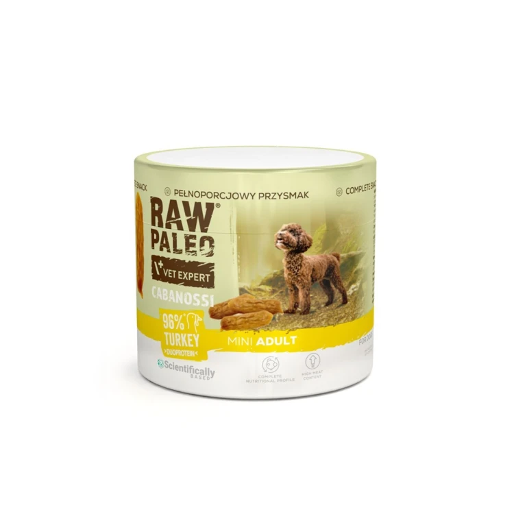 VetExpert Raw Paleo Cabanossi turkey mini 100g