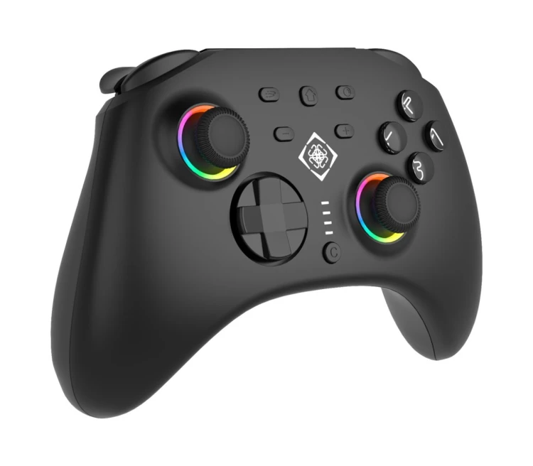 Deltaco Gaming GAM-198 kontroler gier Czarny Bluetooth/USB Gamepad Nintendo Switch, Nintendo Switch 2, Nintendo Switch OLED, Android, PC