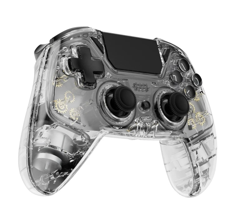 Deltaco Gaming GAM-169-T kontroler gier Przezroczysty Bluetooth/USB Gamepad Android, Nintendo Switch, PC, PlayStation 4, iOS