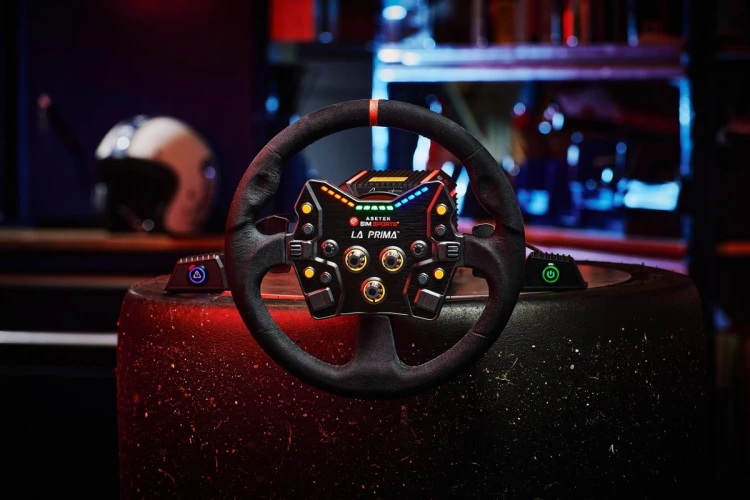 Asetek SimSports GT Comfort+ - obręcz okrągła, czarna