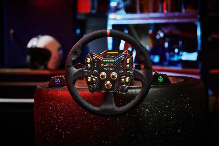 Asetek SimSports GT Comfort+ - obręcz okrągła, czarna
