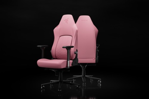 Razer Iskur V2 NewGen Fotel gamingowy Obite siedzisko Różowy