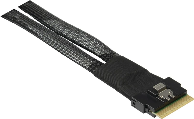 Inter-Tech SFF-8654 8i - 2x SFF-8643 24 Gbit/s Czarny