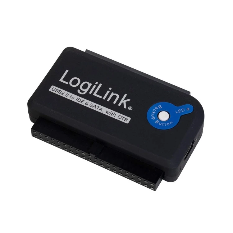 Adapter Logilink USB 2.0 na IDE i SATA 2.5" / 3.5" Czarny (AU0006C)
