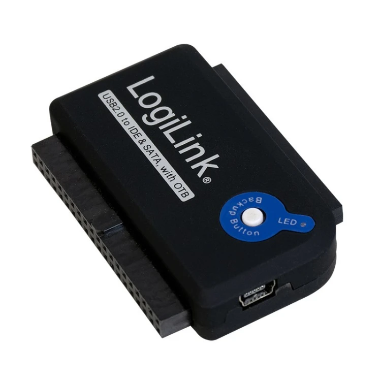 Adapter Logilink USB 2.0 na IDE i SATA 2.5" / 3.5" Czarny (AU0006C)