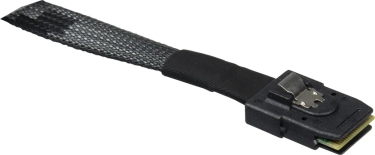 Inter-Tech 88885641 kabel SAS 0,75 m 24 Gbit/s Czarny