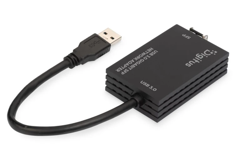 Digitus Karta sieciowa USB 3.0 Gigabit SFP