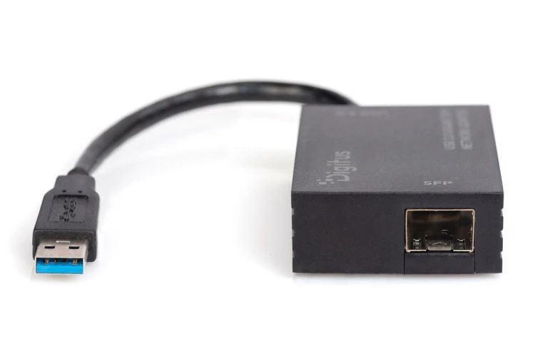 Digitus Karta sieciowa USB 3.0 Gigabit SFP