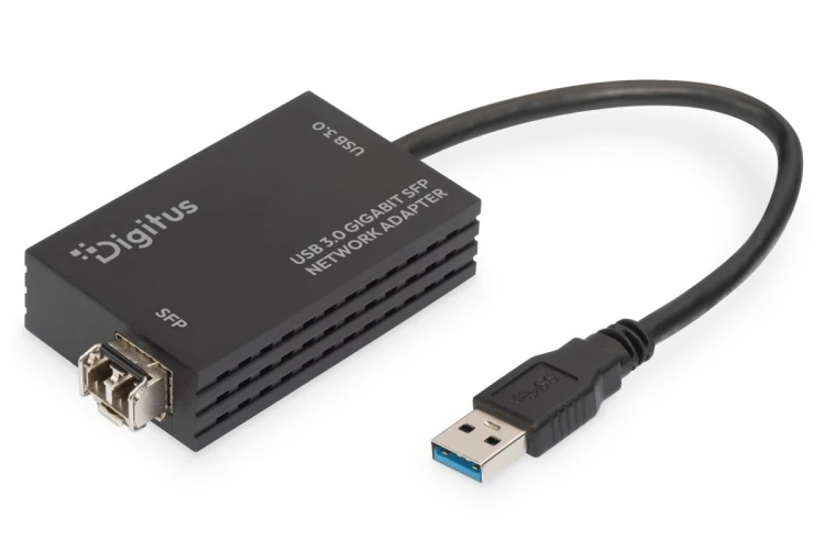 Digitus Karta sieciowa USB 3.0 Gigabit SFP