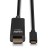 Lindy 43315 adapter kablowy 5 m USB Type-C HDMI Typu A (Standard) Czarny