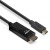 Lindy 43315 adapter kablowy 5 m USB Type-C HDMI Typu A (Standard) Czarny