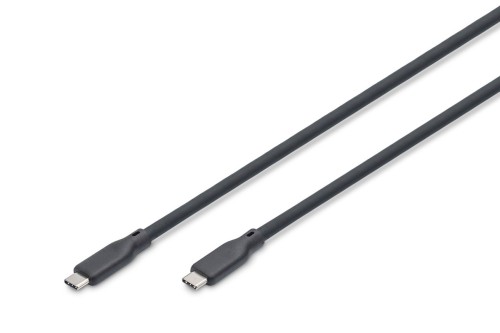 Digitus Kabel silikonowy USB, USB4 wersja 2.0, USB 80 Gb/s, 1,5 m, czarny