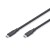 Digitus Kabel silikonowy USB, USB4 wersja 2.0, USB 80 Gb/s, 1,5 m, czarny