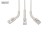 Digitus Kabel krosowy kątowy CAT 6A F-FTP, miedź, 0,5 m, szary, 10 szt.