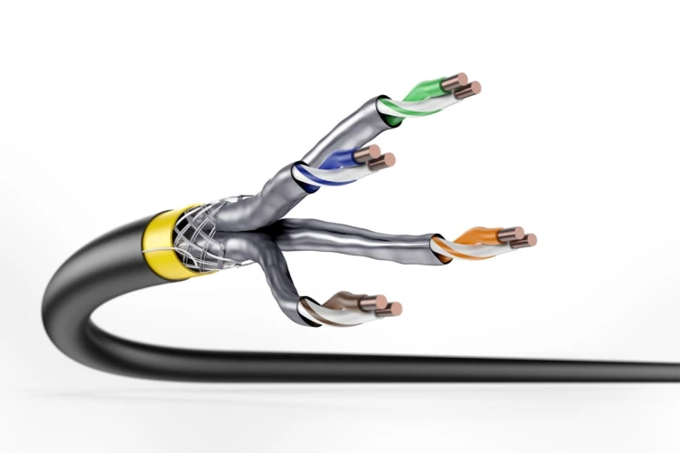 Digitus DK-1743-A-VH-05-OD kabel sieciowy Czarny 50 m Cat7a S/FTP (S-STP)
