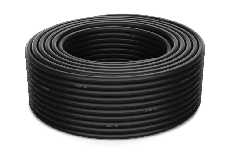 Digitus DK-1743-A-VH-05-OD kabel sieciowy Czarny 50 m Cat7a S/FTP (S-STP)