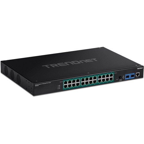 TRENDnet Industrial Switch 26-Port Gbit PoE+ L2 Manag. RackM