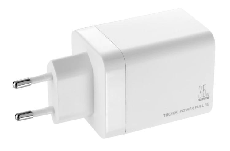 TROIKA CHA35 Smartfon, Tablet Biały Prąd przemienny Szybkie ładowanie Wewnętrzna