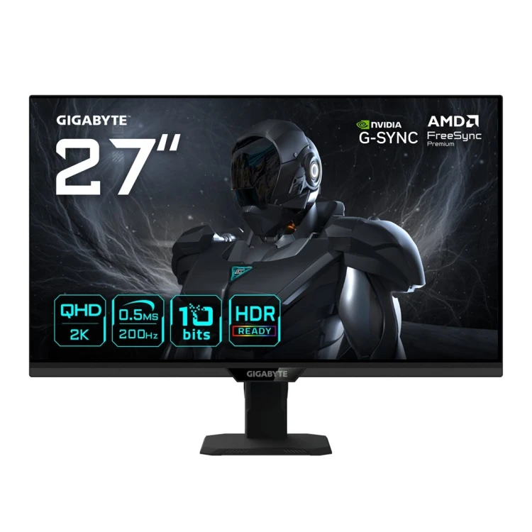 GIGABYTE G27Q20T monitor komputerowy 68,6 cm (27") 2560 x 1440 px Quad HD LED Czarny
