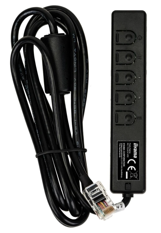 iiyama RC TOUCHV01 pilot Przewodowa Monitor Naciśnij przyciski