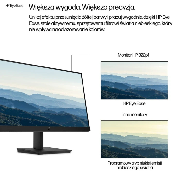 HP Series 3 Pro Monitor FHD 21,5” seria 3 Pro – 322pf