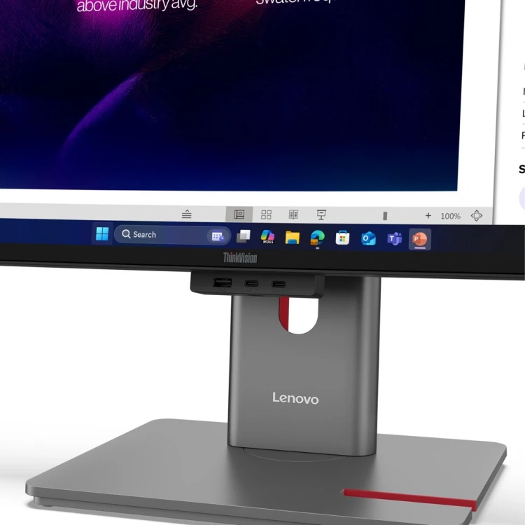 Lenovo ThinkVision P40WD-40 monitor komputerowy 100,8 cm (39.7") 5120 x 2160 px LCD Czarny