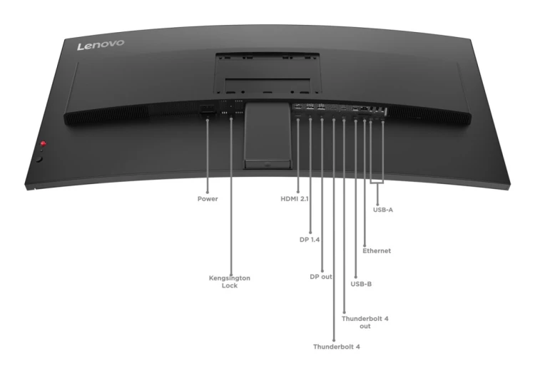 Lenovo ThinkVision P40WD-40 monitor komputerowy 100,8 cm (39.7") 5120 x 2160 px LCD Czarny