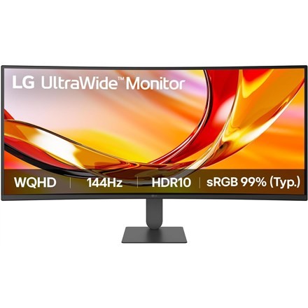 LG 34U620B-B monitor komputerowy 86,4 cm (34") 3440 x 1440 px Wide Quad HD LED Czarny
