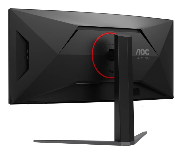 AOC G4 CU34G4ZCA monitor komputerowy 86,4 cm (34") 3440 x 1440 px Wide Quad HD Czarny, Czerwony