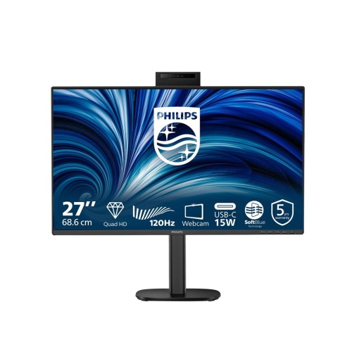 Philips 27B2N3500JH monitor komputerowy 68,6 cm (27") 2560 x 1440 px Quad HD LCD Czarny
