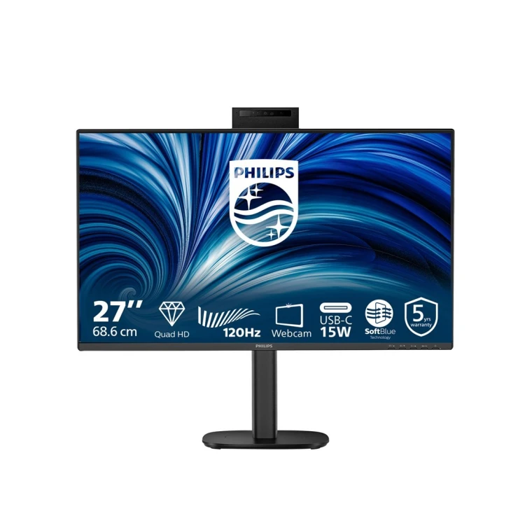 Philips 27B2N3500JH monitor komputerowy 68,6 cm (27") 2560 x 1440 px Quad HD LCD Czarny