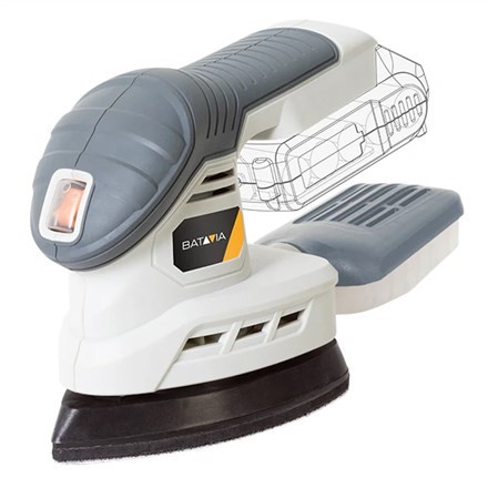 Batavia B.V. | Cordless Detail Sander, Without battery and charger - 18V