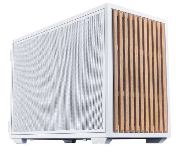Lian Li B4-mATX Wood Mini Tower Biały, Drewno