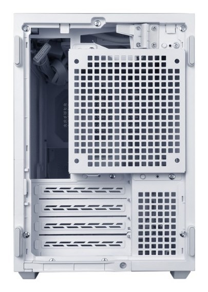 Lian Li B4-mATX Wood Mini Tower Biały, Drewno