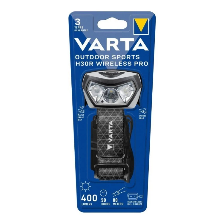 Varta 18650 101 401 latarka Czarny Latarka czołowa LED