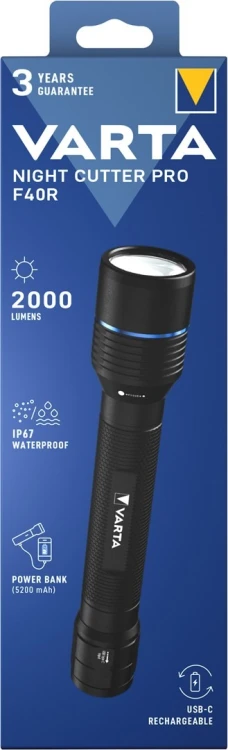 Varta 18922 Czarny Latarka ręczna LED
