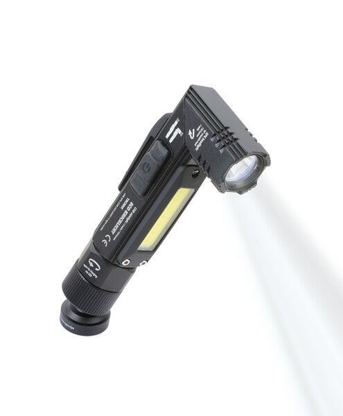 TROIKA ECO KNICKLICHT Czarny Hand flashlight + Headband flashlight COB LED