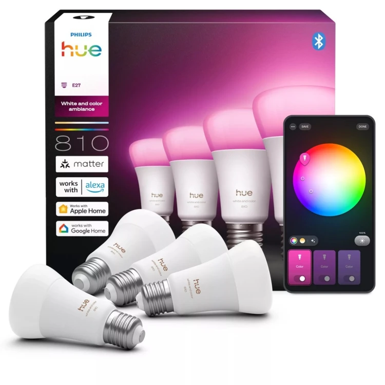 Philips Hue White and color ambiance Inteligentna żarówka A60 E27 - 810