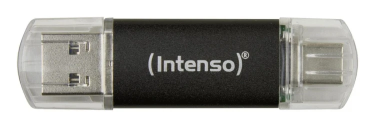 Intenso Twist Line pamięć USB 128 GB USB Type-A / USB Type-C 3.2 Gen 1 (3.1 Gen 1) Antracyt