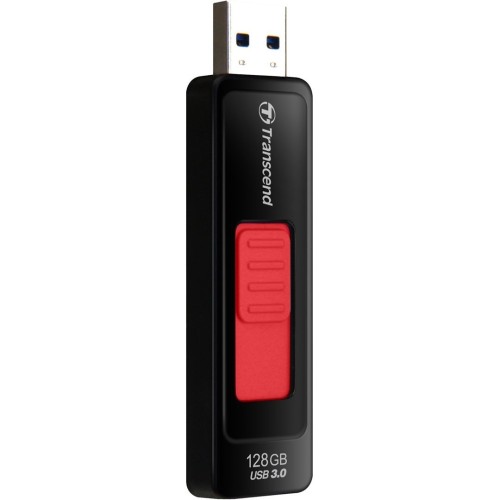 Transcend JetFlash elite JetFlash 760, 128GB pamięć USB USB Typu-A 3.2 Gen 1 (3.1 Gen 1) Czarny, Czerwony