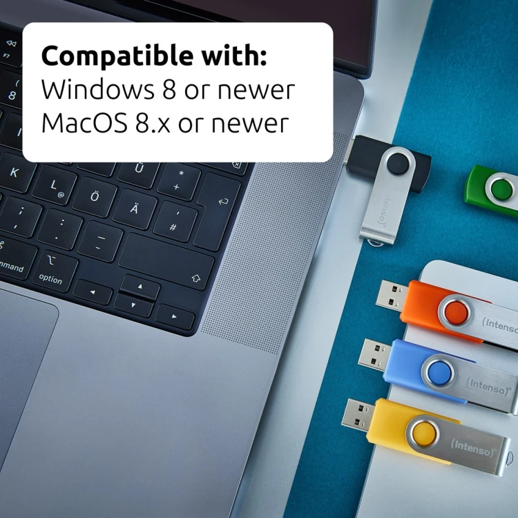 Intenso USB Flash Drive Office Line 3543595 3.2 5St. Multipack - 64 GB pamięć USB USB Typu-A 3.2 Gen 1 (3.1 Gen 1) Wielobarwny