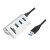 LogiLink CR0045 huby i koncentratory USB 3.2 Gen 1 (3.1 Gen 1) Type-A 5000 Mbit/s Srebrny