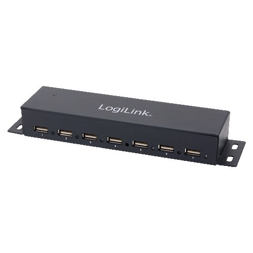 LogiLink UA0148 huby i koncentratory 480 Mbit/s Szary