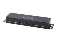 LogiLink UA0148 huby i koncentratory 480 Mbit/s Szary