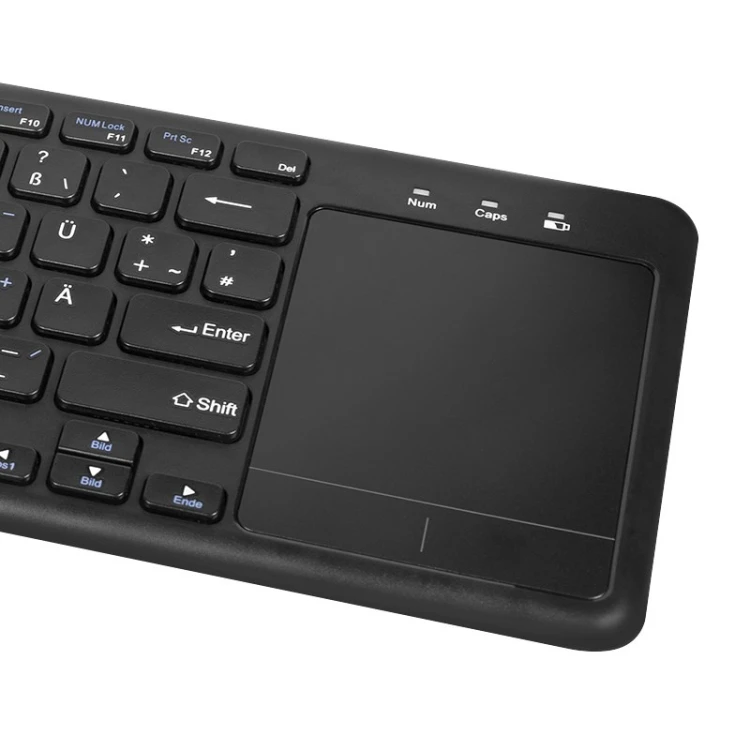 LogiLink ID0188 klawiatura Dom RF Wireless QWERTZ Czarny
